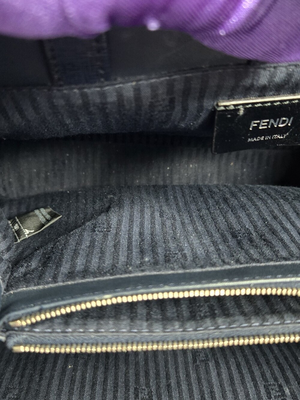 FENDI Rare Colorblock 2Jours Leather Crossbody Satchel - Picture 14 of 16